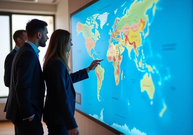 Nomad Cartographer Team working on itineraries